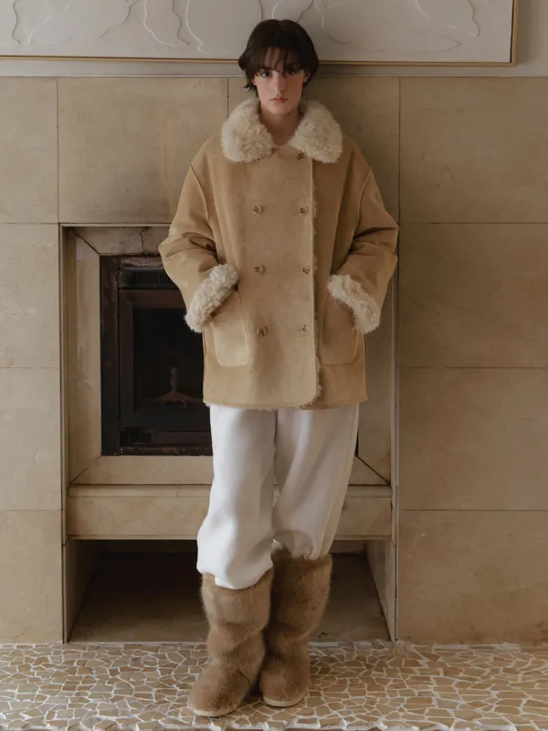 Pomme reversible mustang (beige)