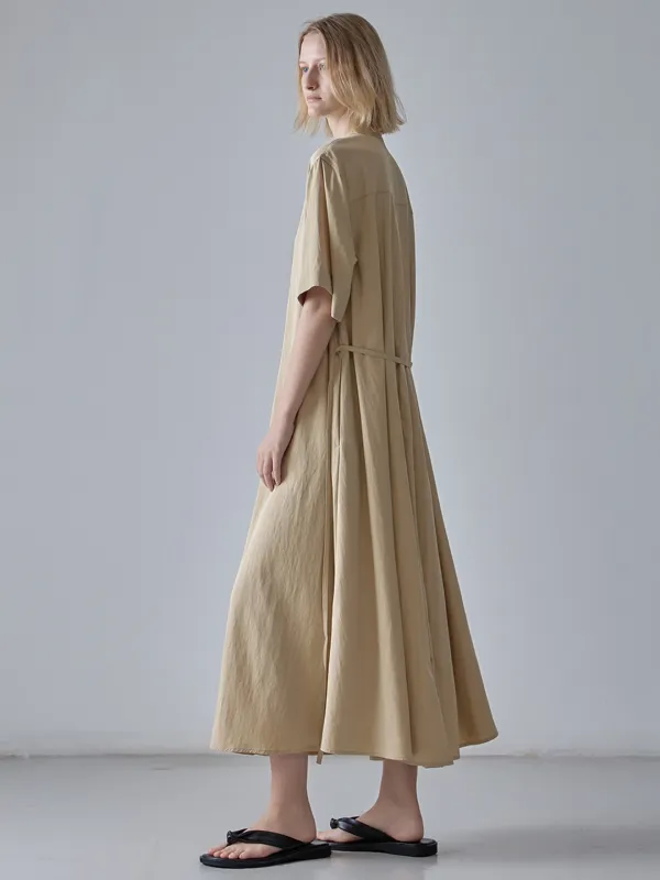 릴렉스 A라인 드레스_beige