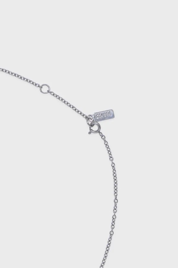 Mini Apple Charms Necklace (Silver Gold)