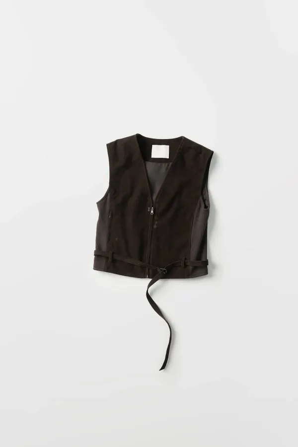 Crafted Belted Zip Vest