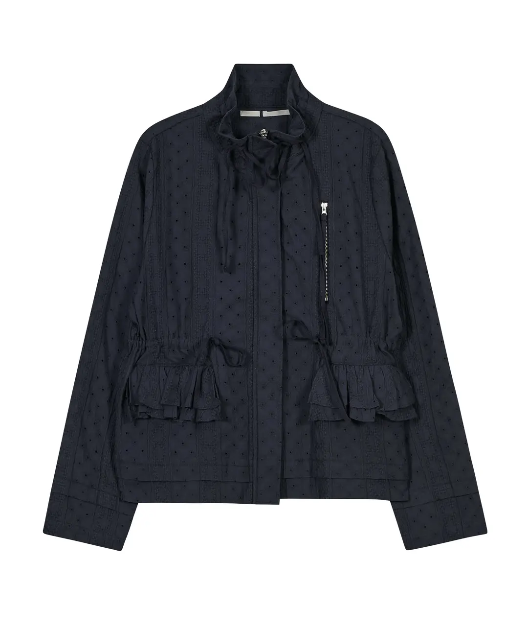 타입서비스 String Trimmed Lace Jacket [Navy] 상품 이미지 1