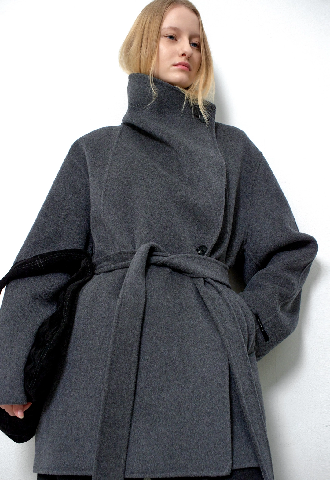 아뜰리에 나인 (Z-CT-1460)TOQUE WOOL HANDMADE HALF COAT S 상품 이미지 3