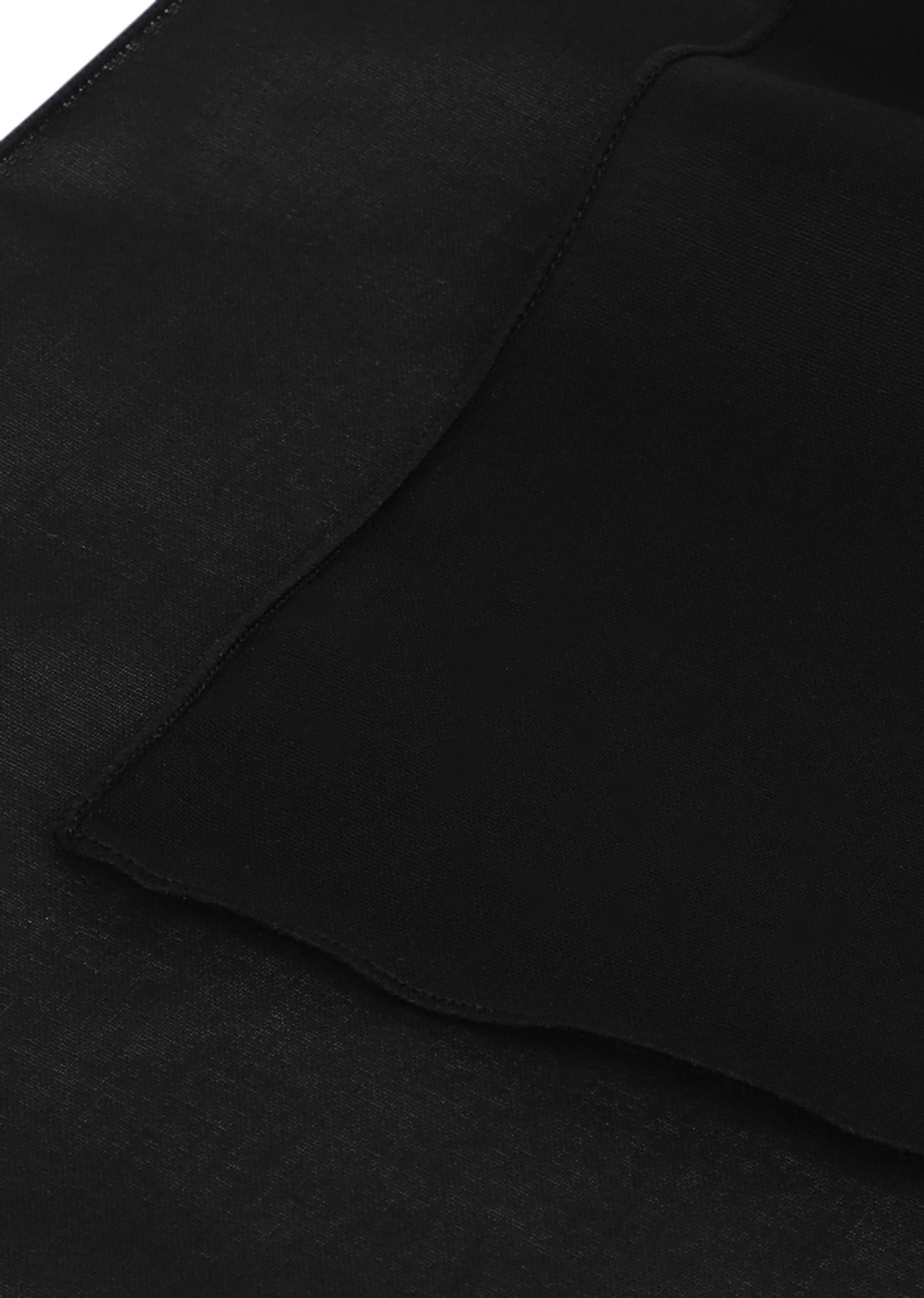 아모멘토 sheer cotton long scarf, black 상품 이미지 2
