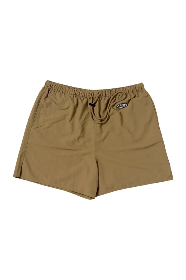 MINI WAPPEN NYLON SHORTS-LIGHT KHAKI