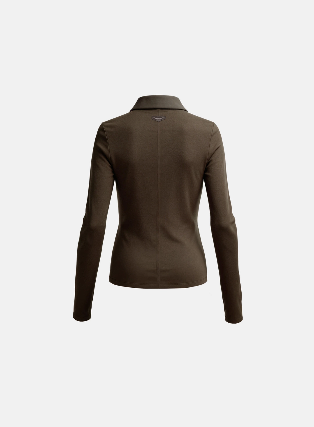 배드블러드 [w-tee26-063] Sleek Cotton Polo T-Shirt - Khaki Brown 상품 이미지 2