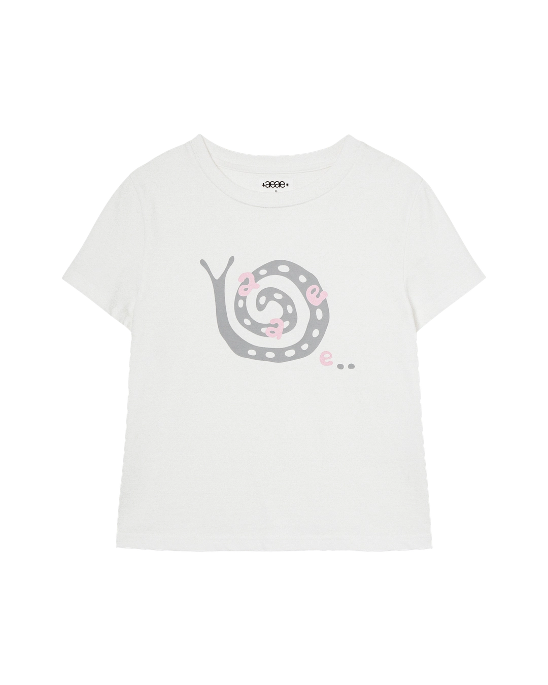 에이이에이이 SNAIL T-SHIRTS [WHITE] 상품 이미지 1