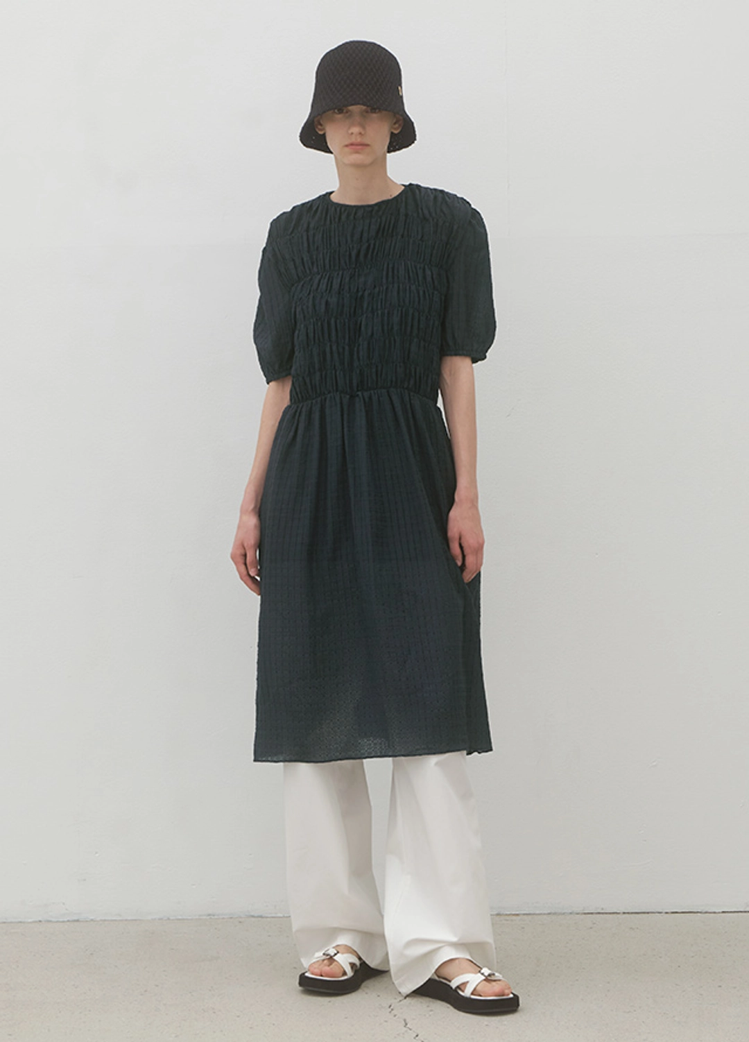 아뜰리에 나인 (OP-6195)POME SMOKING PUFF DRESS 상품 이미지 3