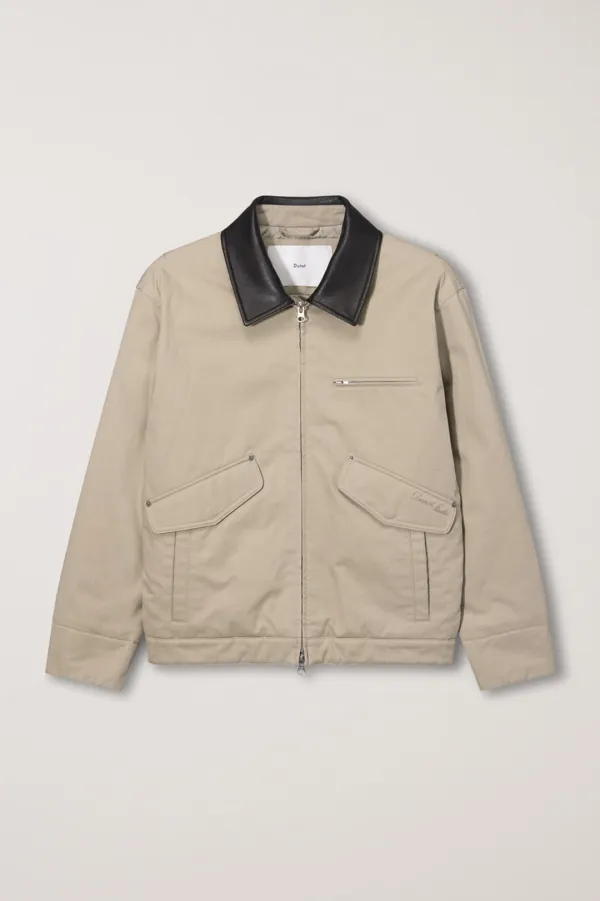 UNISEX VINTAGE PADDED WORK JACKET BEIGE_UDJU5C108I2
