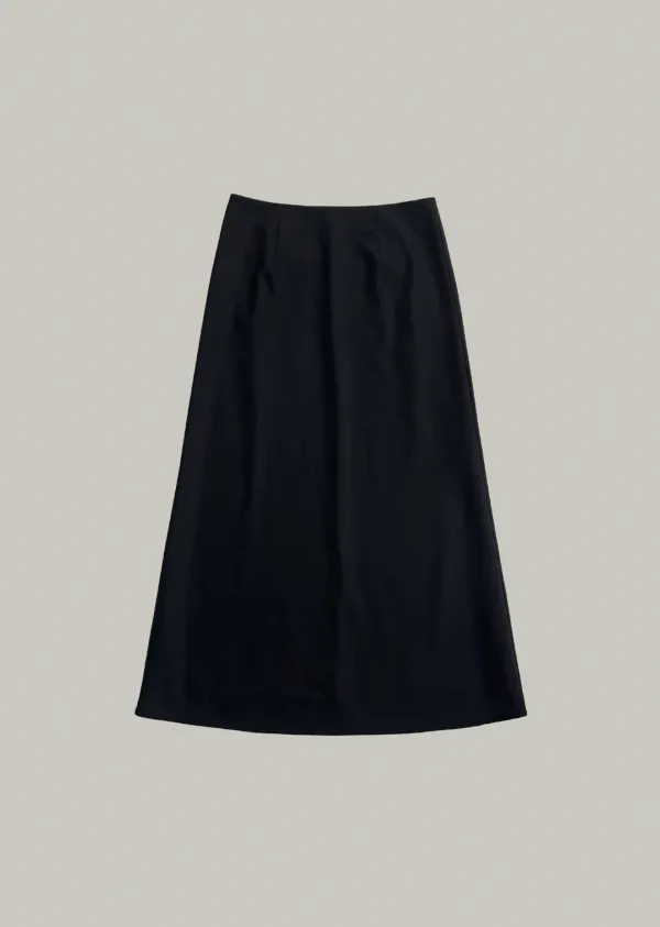 lenn long skirt (black)