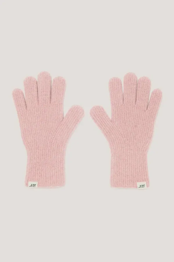 WHOLEGARMENT KNIT GLOVES PINK