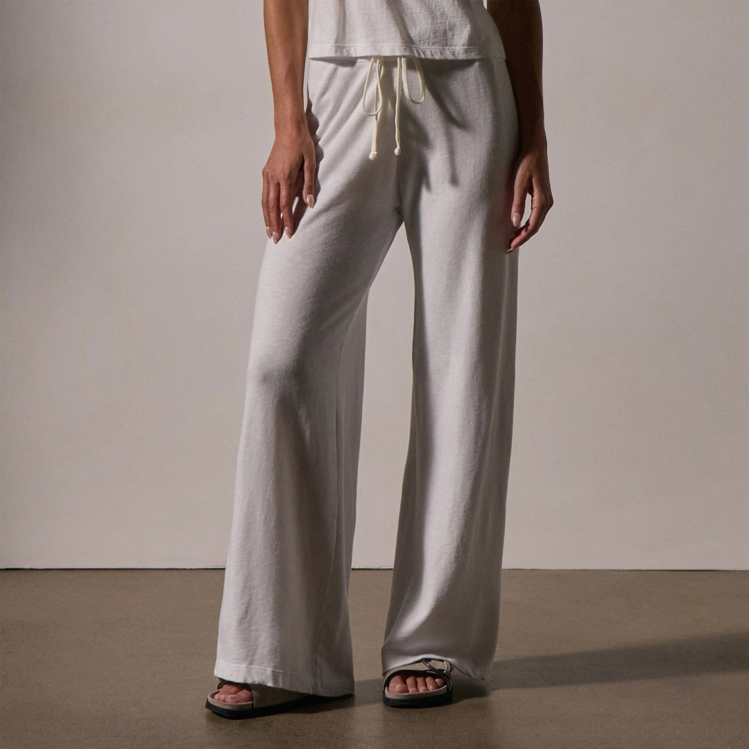 제임스펄스 Vintage French Terry Wide Leg Sweatpant - White 상품 이미지 1