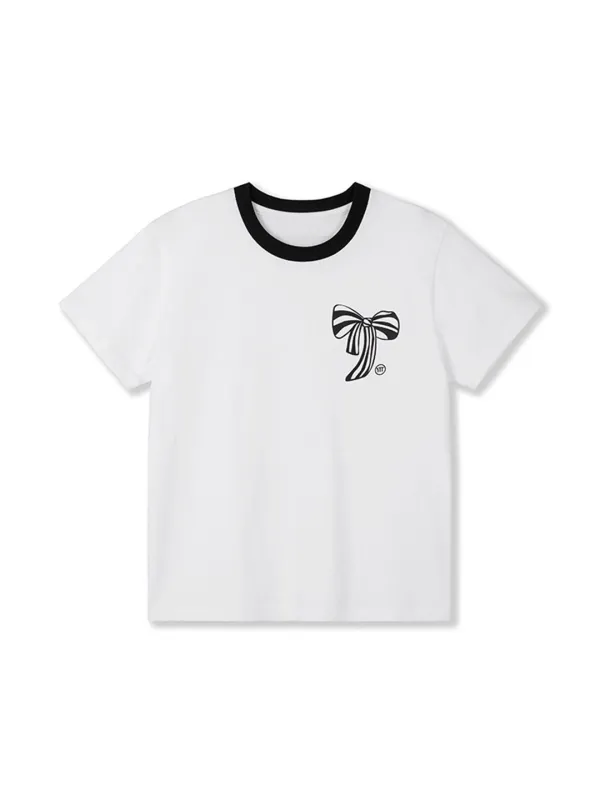 RIBBON 티셔츠 화이트 AW5ME43701