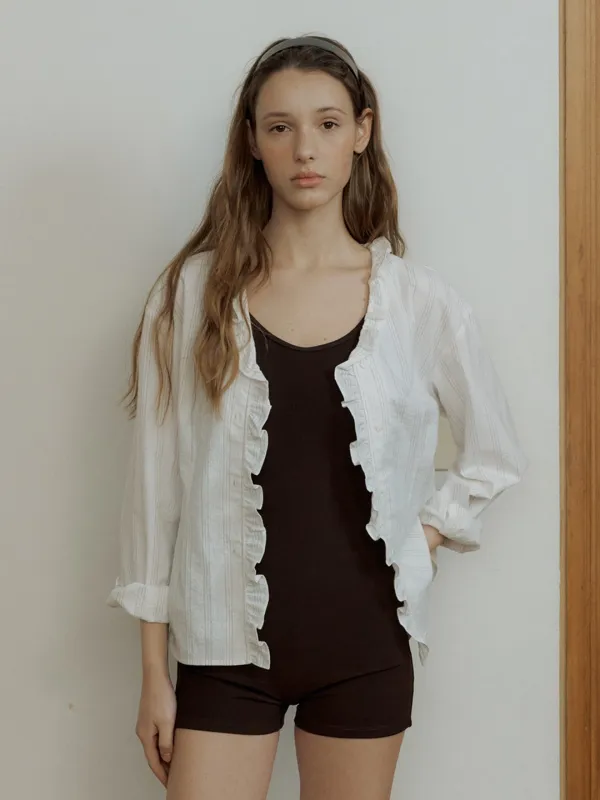 ARIEL DETAIL BLOUSE_CREAM