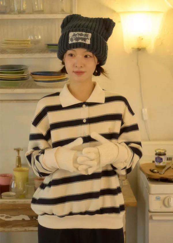COZY LACE GLOVE_IVORY