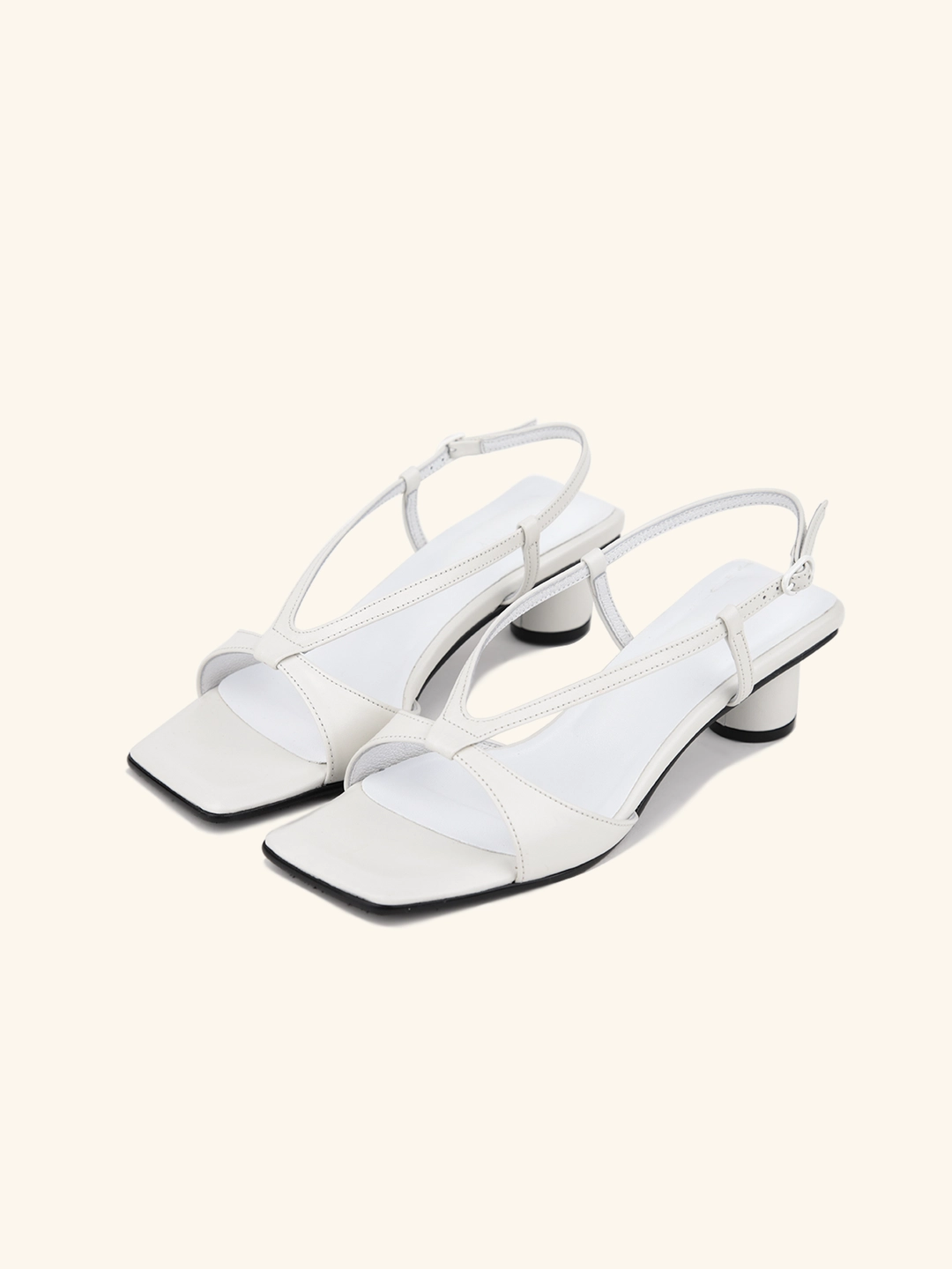 러브듀이 V STRAP sandal / 아이보리 상품 이미지 3