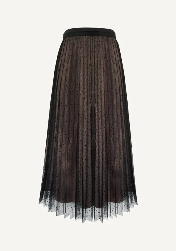 Dot Fleats Tulle Skirt