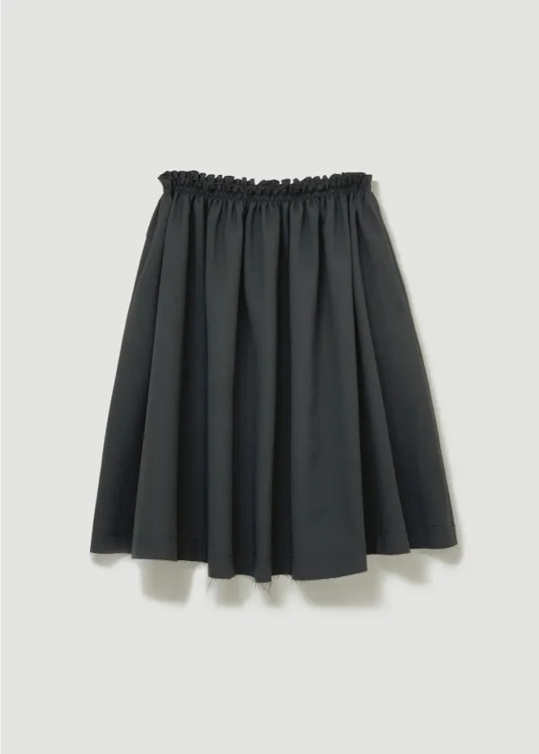 Wrinkle skirt (차콜)