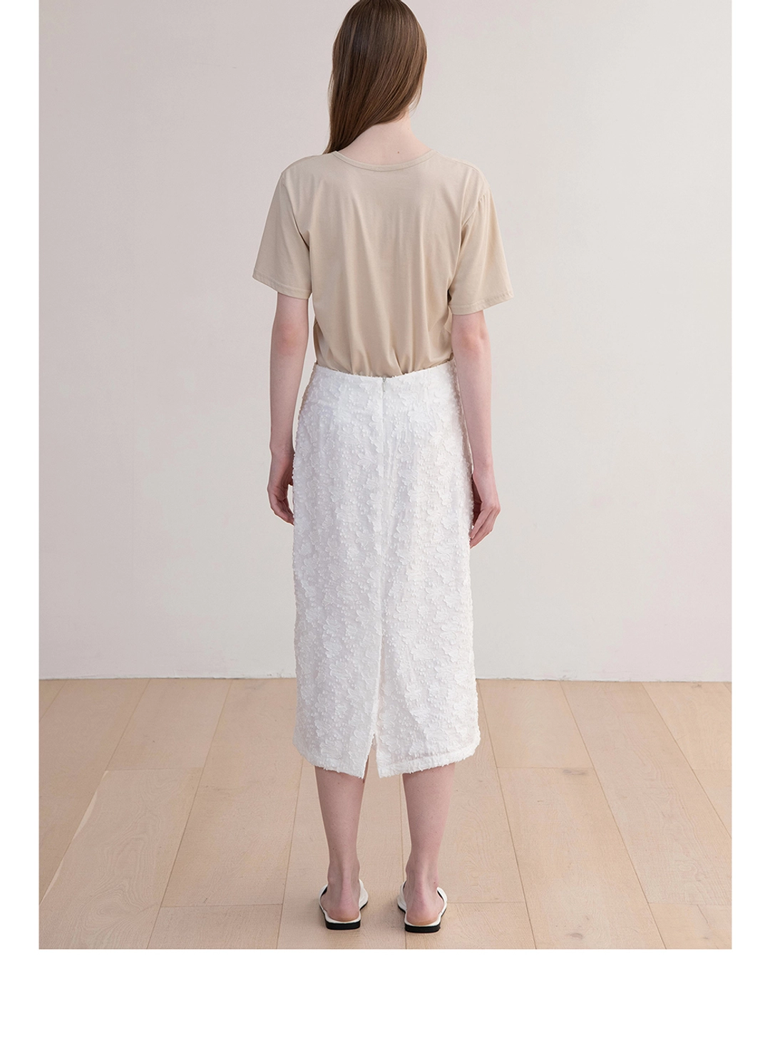 오브오브 Supima Cotton T-shirts_Beige 상품 이미지 3