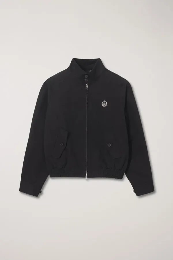 UNISEX CLASSIC HARRINGTON JACKET BLACK