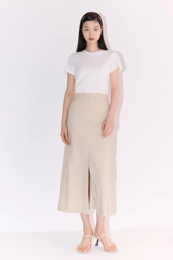 NO.27 SKIRT - BEIGE