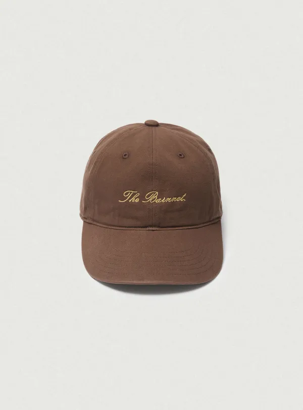 Letter Logo Ball Cap_Brown