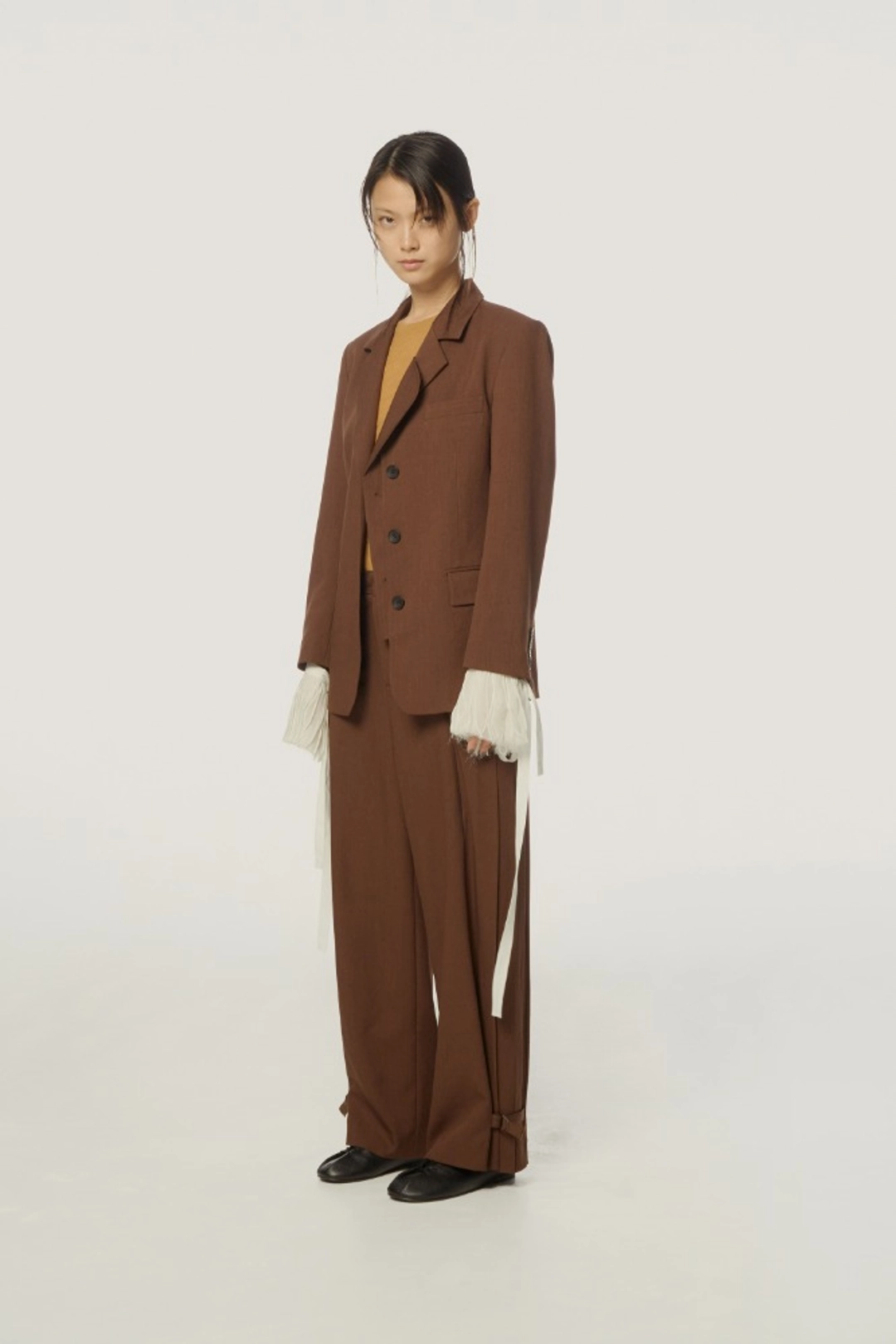 더일마 Ruben Tuck Pants brick 상품 이미지 1