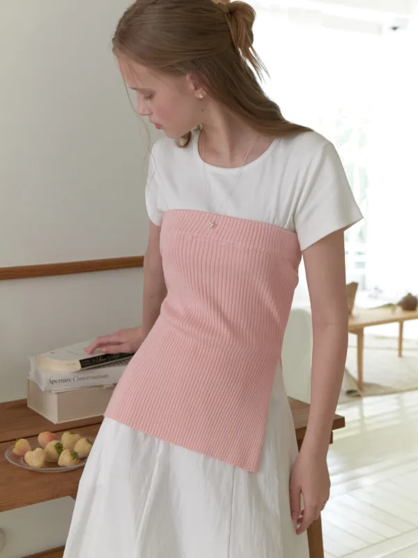 Avant knit top (pink)