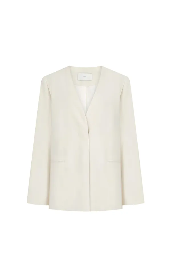 ARI COLLARLESS JACKET