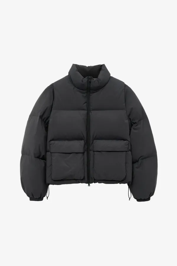 하이브리드 소프트 다운 자켓 BLACK