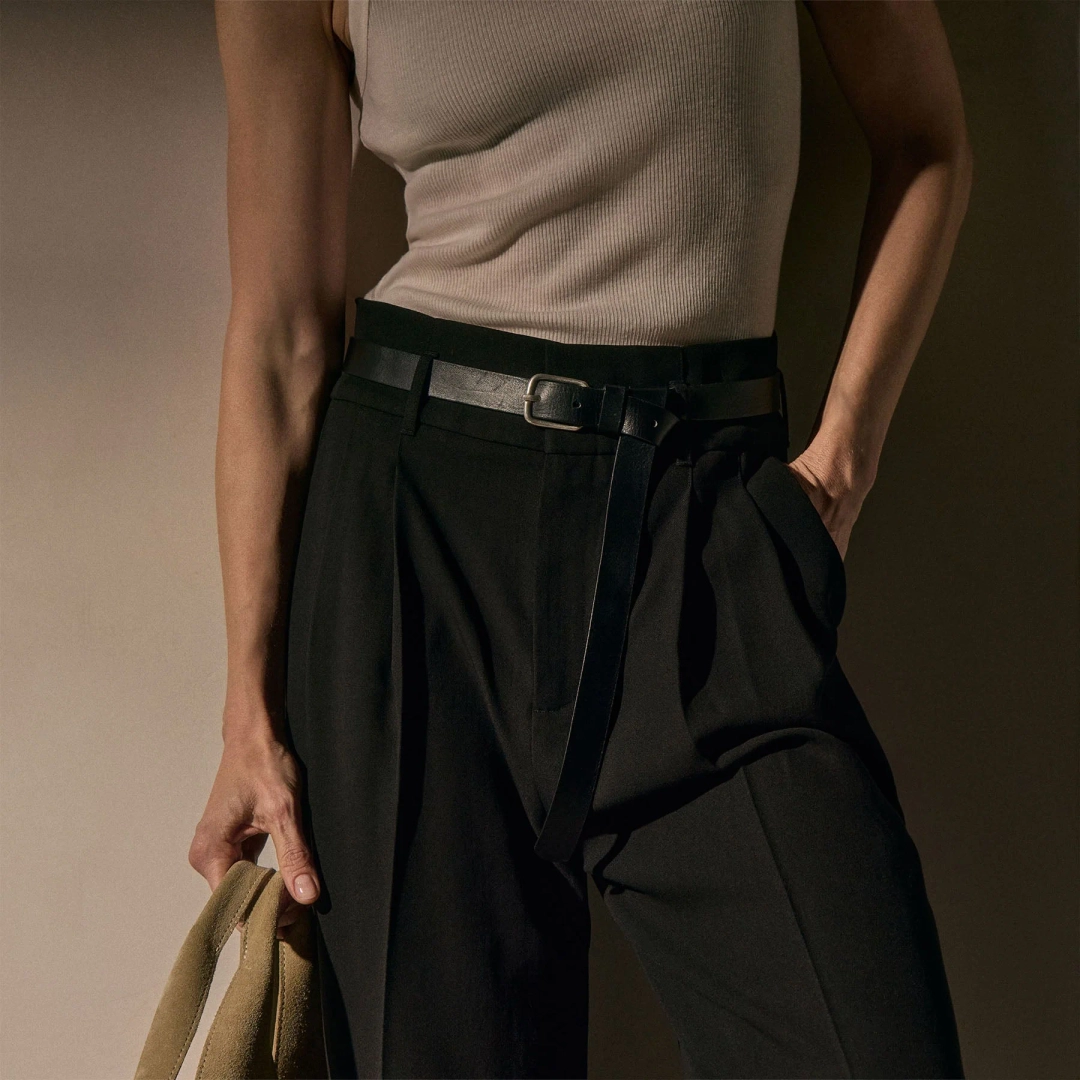 제임스펄스 Pleated Trouser - Black 상품 이미지 3