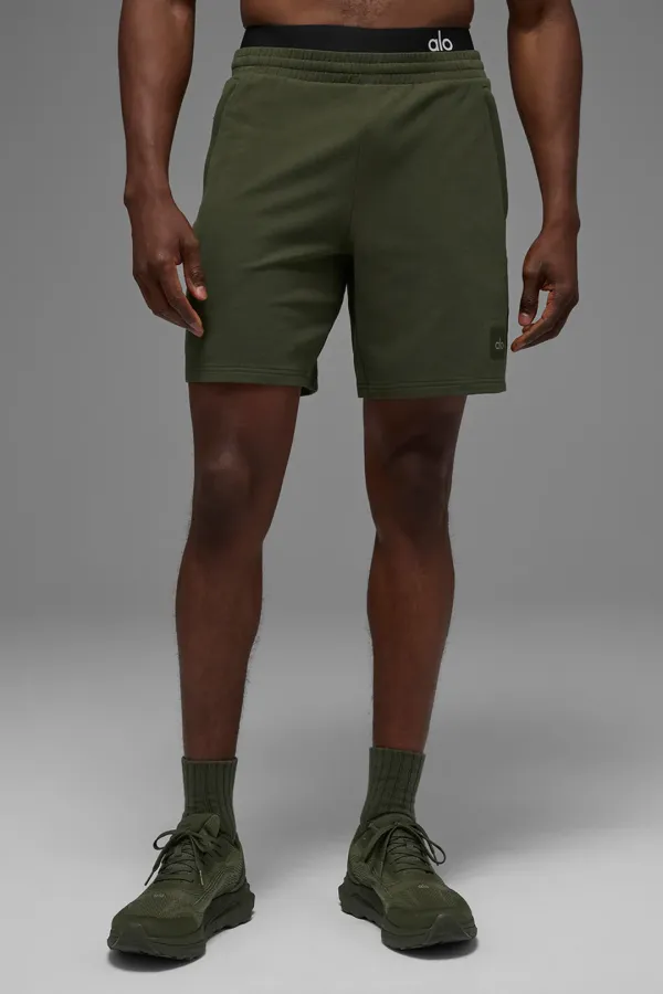 7" Double Take Short - Green Olive