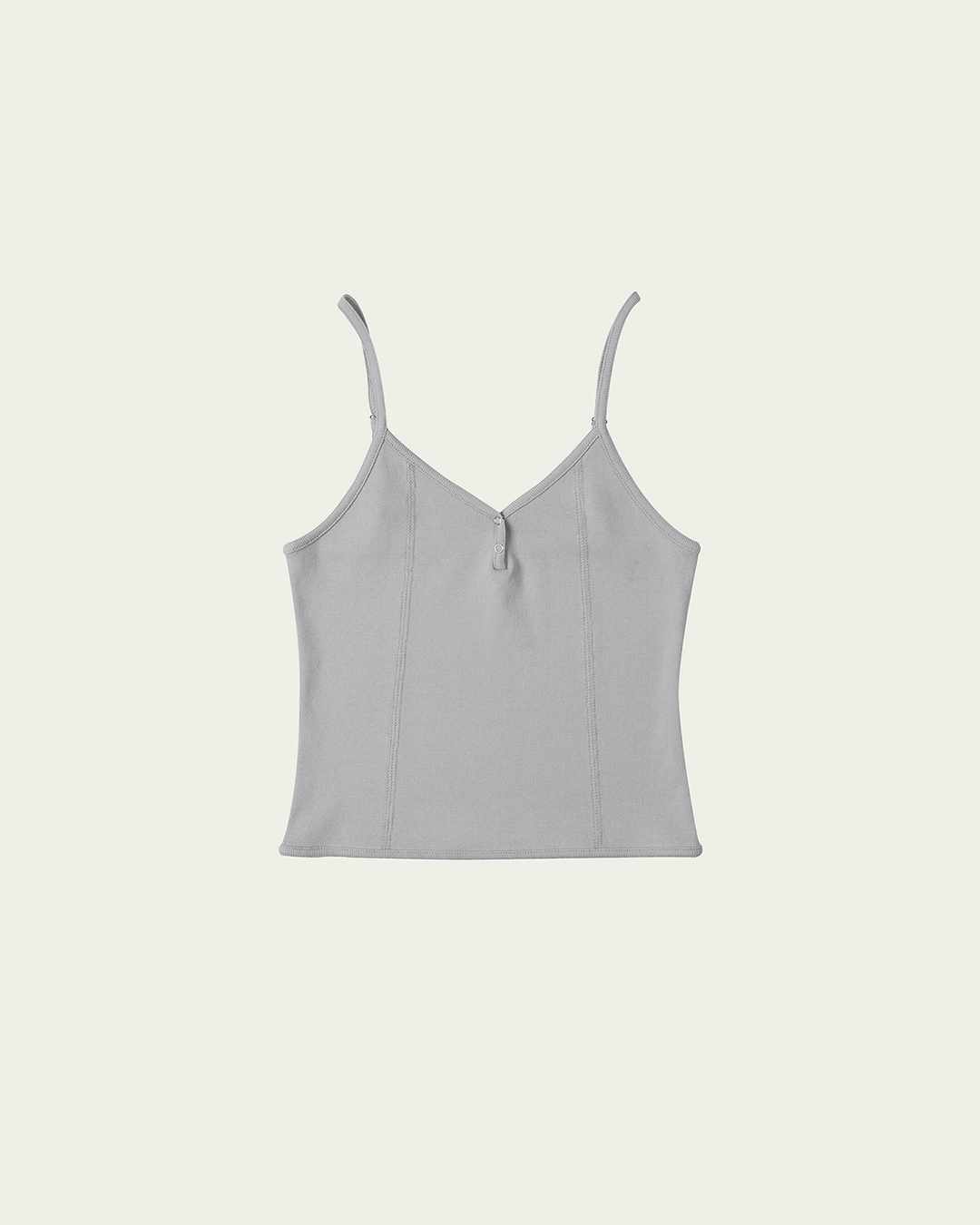 Daisy Button Sleeveless - Gray