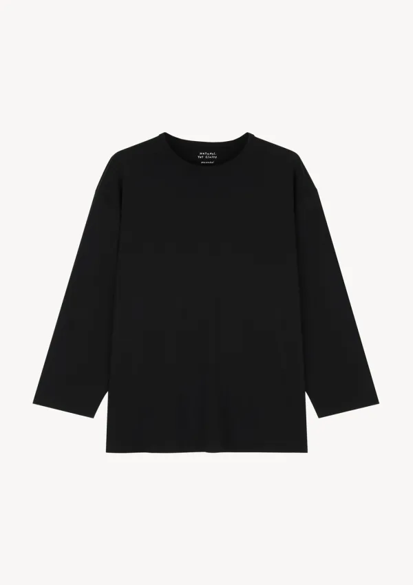 Dane R-Neck T-shirt in Black