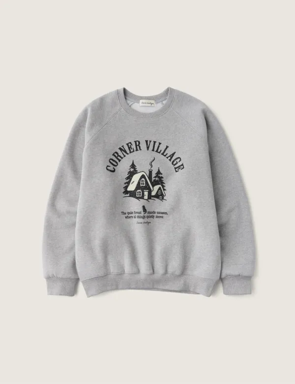 The Corner Sweatshirt (Melange Gray)