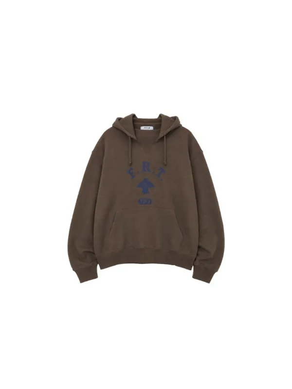 [10/12 순차발송]Club Bird Hoodie Brown_F263TS17