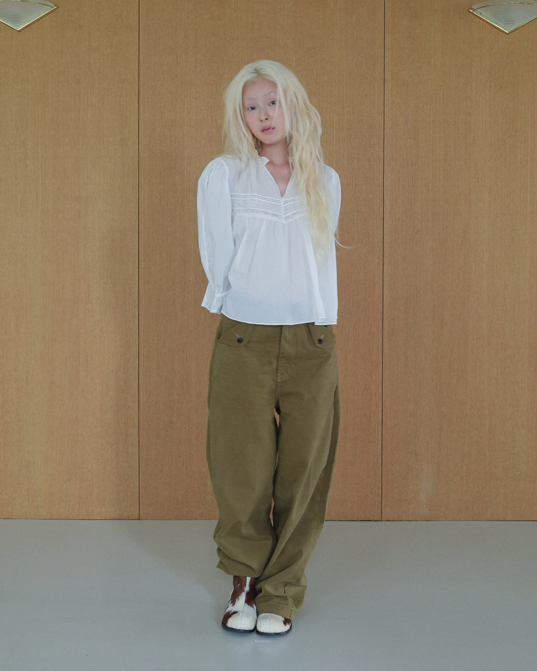 플레따 flétta Flap Pocket Cotton Pants_2 Colors 상품 이미지 2