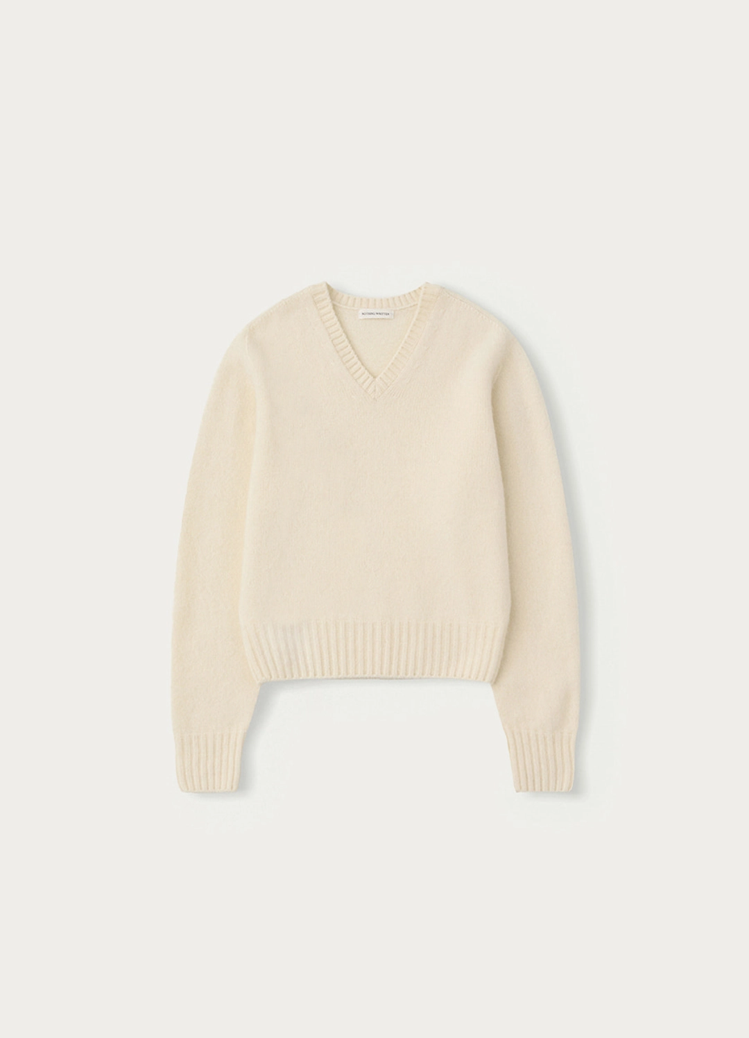 낫띵리튼 Miro v-neck pullover (Milk ivory) 상품 이미지 1