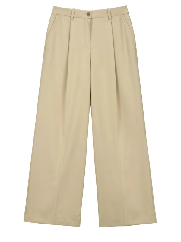 Bennett Low-Rise One-Tuck Trousers