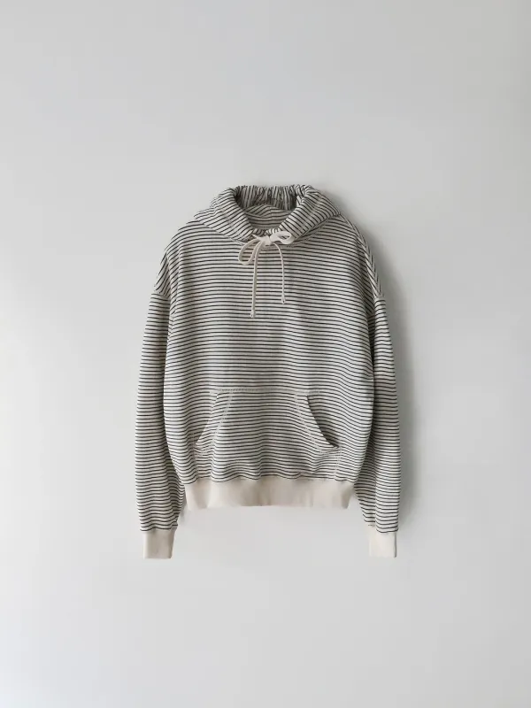 Wally Striped Hoodie (Charcoal)