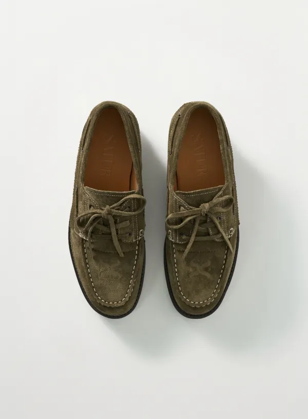 [RIIZE\'s Pick] Regatta Suede Boat Loafer - Khaki