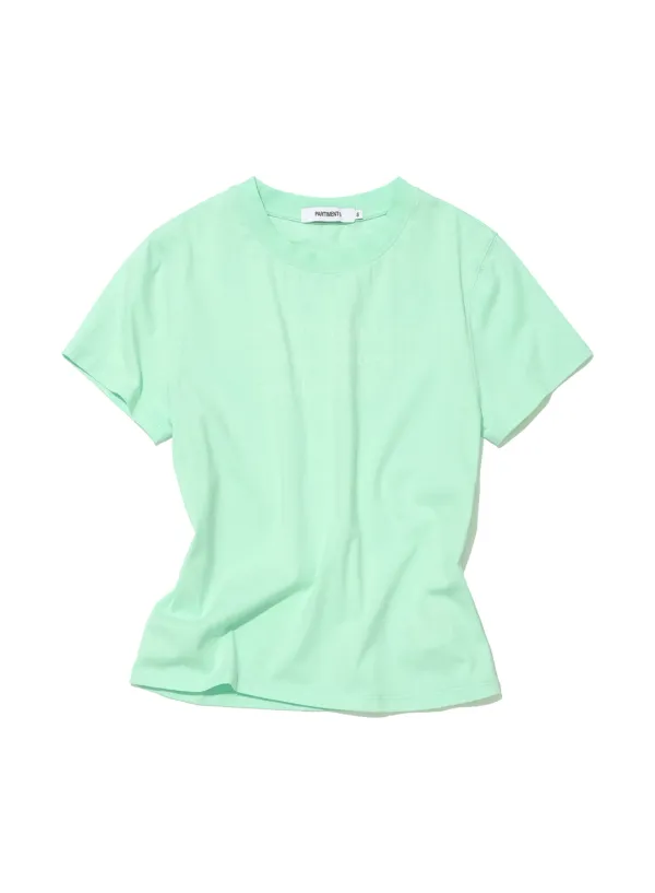 [WOMEN] DBR SLOGAN PRINTED SHORT SLEEVE TEE_MINT