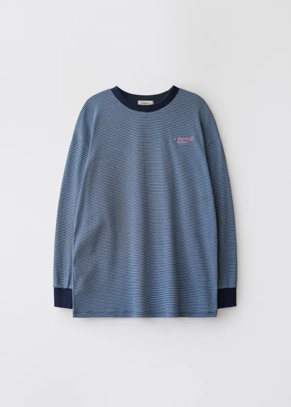 Table stripe long sleeve (blue)