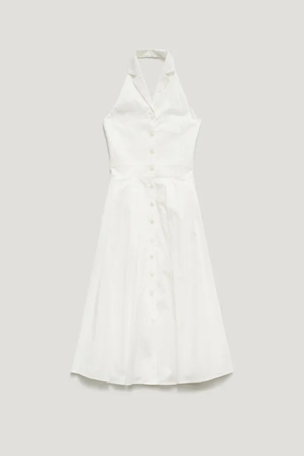 AVELIA HALTER NECK DRESS_IVORY / ₩219,000  ->  ₩197,100 (10%)