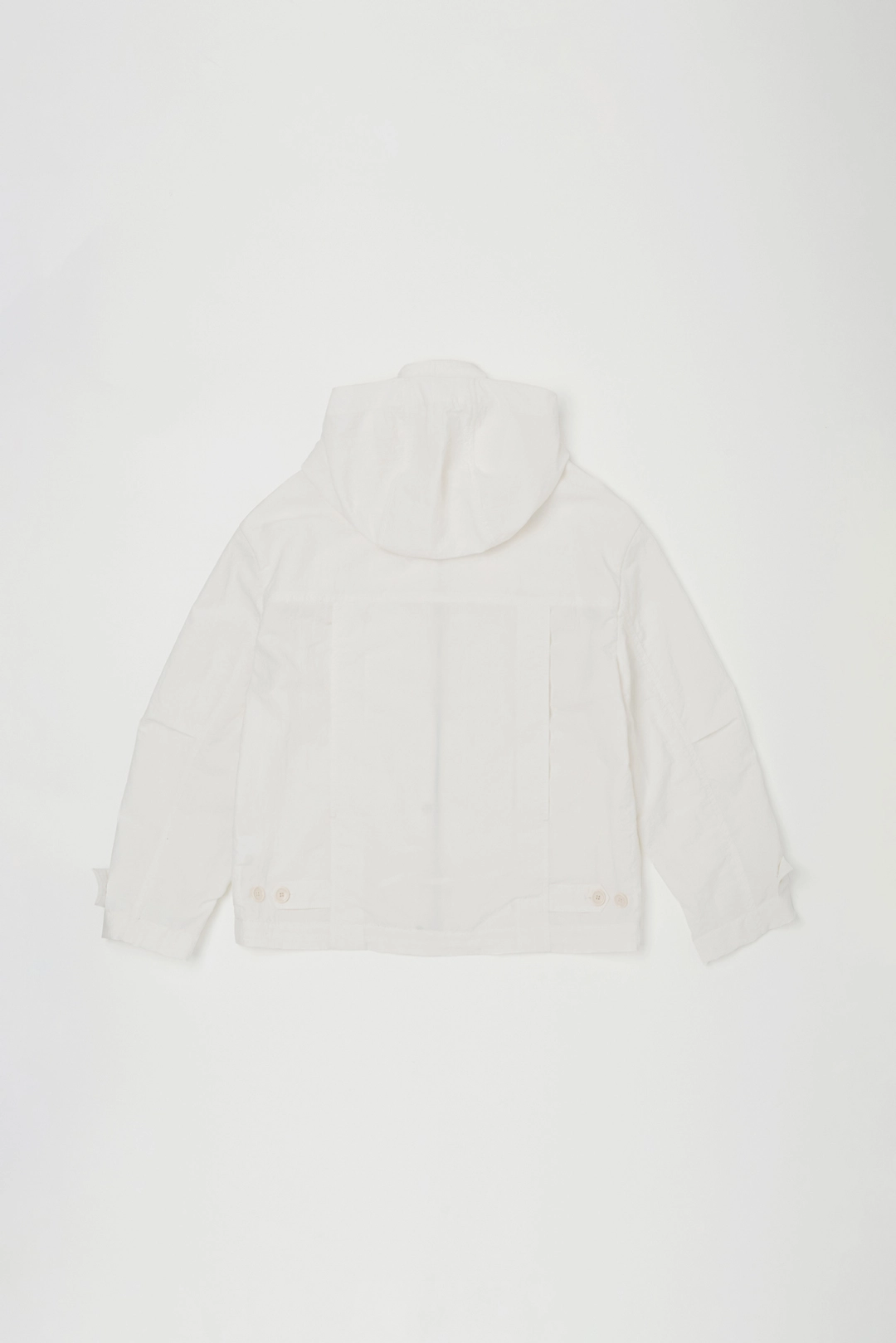 낫띵에브리띵 REFINED HOODED ANORAK IN WHITE 상품 이미지 1