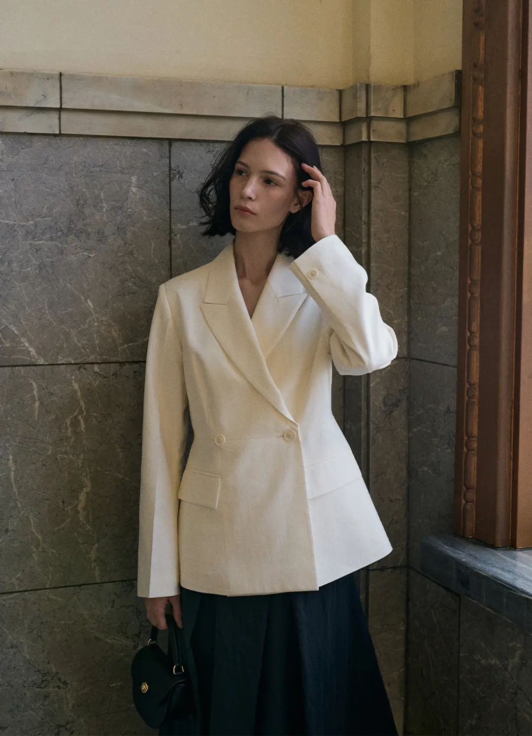 안젤로비안코 Ameli Double Collar Jacket 상품 이미지 2