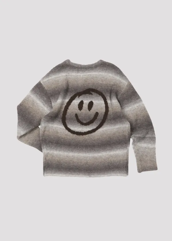 GRADATION PULLOVER LOVE BROWN