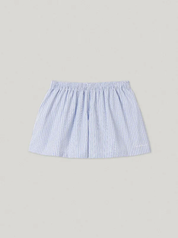 Blue Striped Bedroom Shorts (4th)
