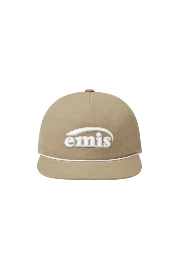 NEW LOGO COTTON TRUCKER HAT-BEIGE