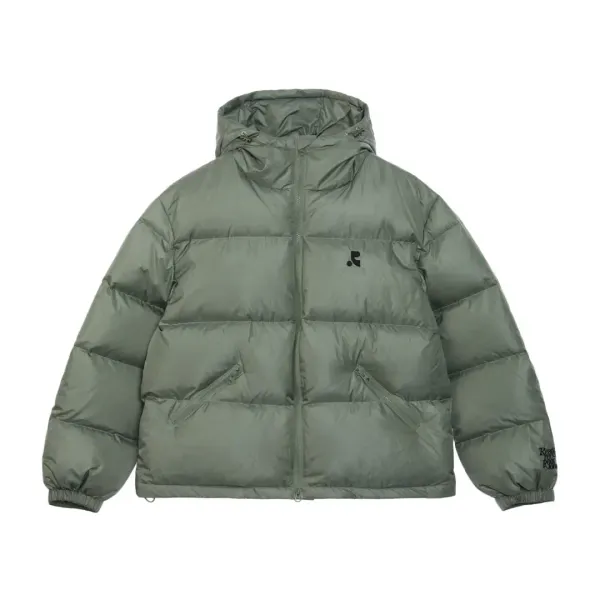 2WAY HOOD DOWN JACKET - KHAKI