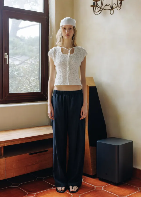 Polki stripe pants (navy)
